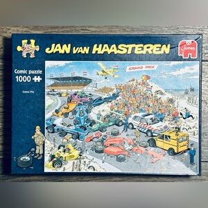 Jan Van Haasteren Grand Prix 1000 Piece Comic Puzzle EXCELLENT